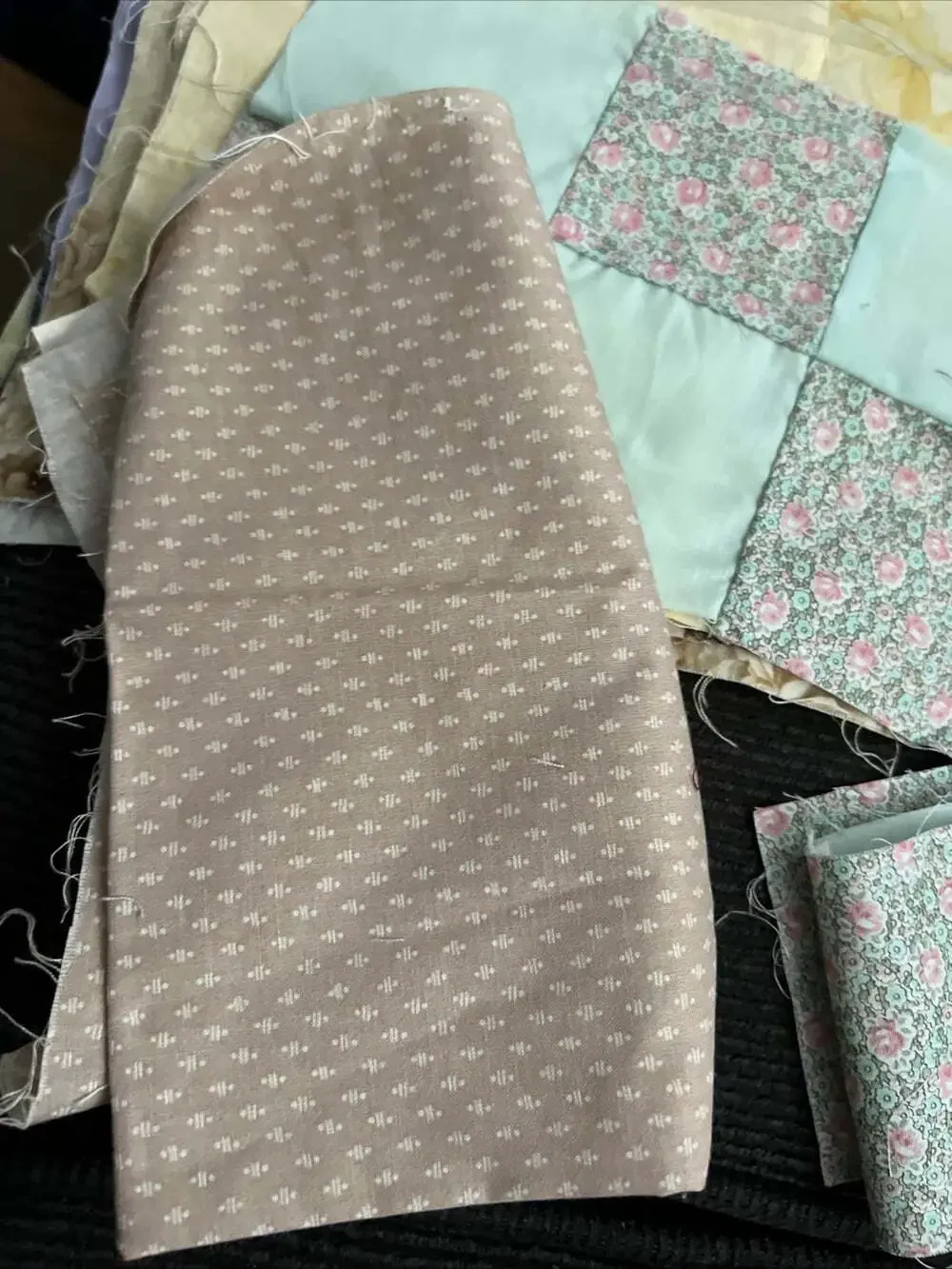 Unfinished Quilt Top squares 7.5 Finished & 50 Squares Make More